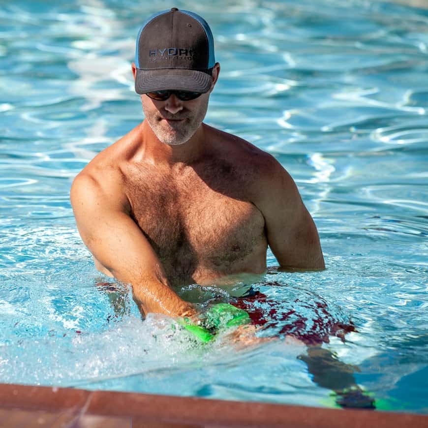 Aqualogix Water Fitness Equipment aqualogix hybrid fin on wrist